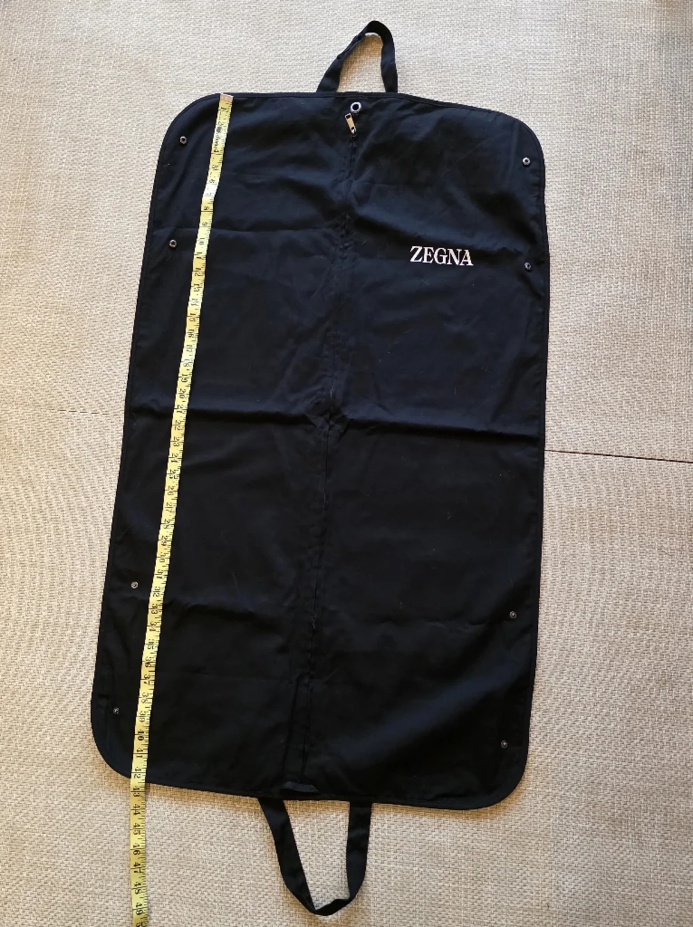 Ermenegildo Zegna Black Garment Bag Travel Suit Carrier Large